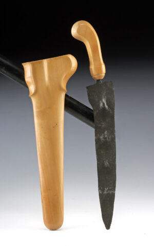 Lot 12b, Auction 3/19/2026: 18th C. Indonesian Talismanic Keris Pejetan Blade