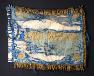 Lot 340, Auction 3/19/2026: 19th C. French Infantry Regimental Fanion Flag