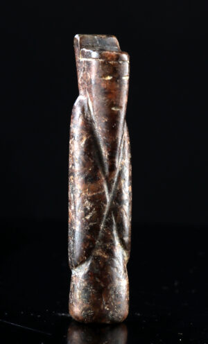 Lot 57a, Auction 3/19/2026: Ancient Style Chinese Carved Stone Figure Amulet