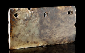 Lot 23, Auction 3/19/2026: Shang Dynasty Jade Ceremonial Axe - Erlitou Period