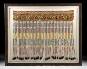 Sulawesi Sa’dan Toraja Dance Apron, Beaded Fringe