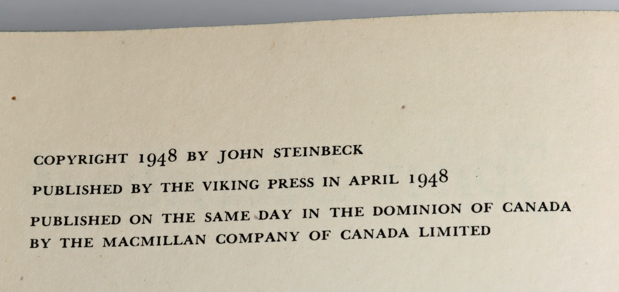 Lot 315a, Auction 3/19/2026: "A Russian Journal" by John Steinbeck, 1948 1st Edition - Image 3