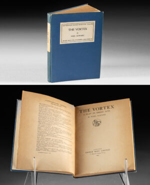 Lot 342, Auction 3/19/2026: Signed First Edition "The Vortex" by Noel Coward (1925)