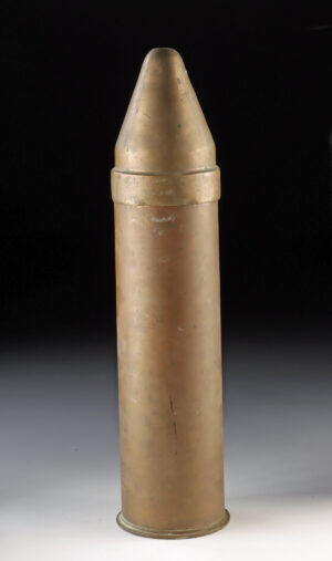 Lot 311c, Auction 3/19/2026: WWII USA Naval Brass Artillery Shell Casing