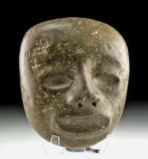 Lot 146, Auction 3/19/2026: Pre-Columbian Teotihuacan Jade Maskette Pendant