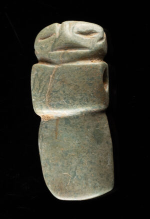 Lot 199, Auction 3/19/2026: Costa Rican Greenstone Avian Amulet