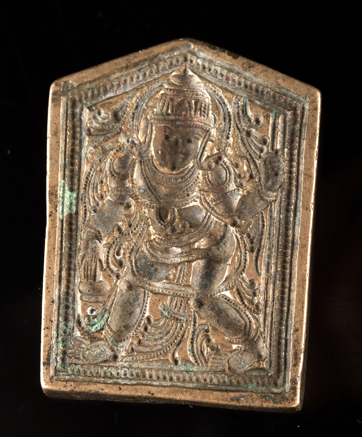 Lot 74, Auction 3/19/2026: Four Indian Hindu Jewelry Pendant Molds of Deities - Image 5