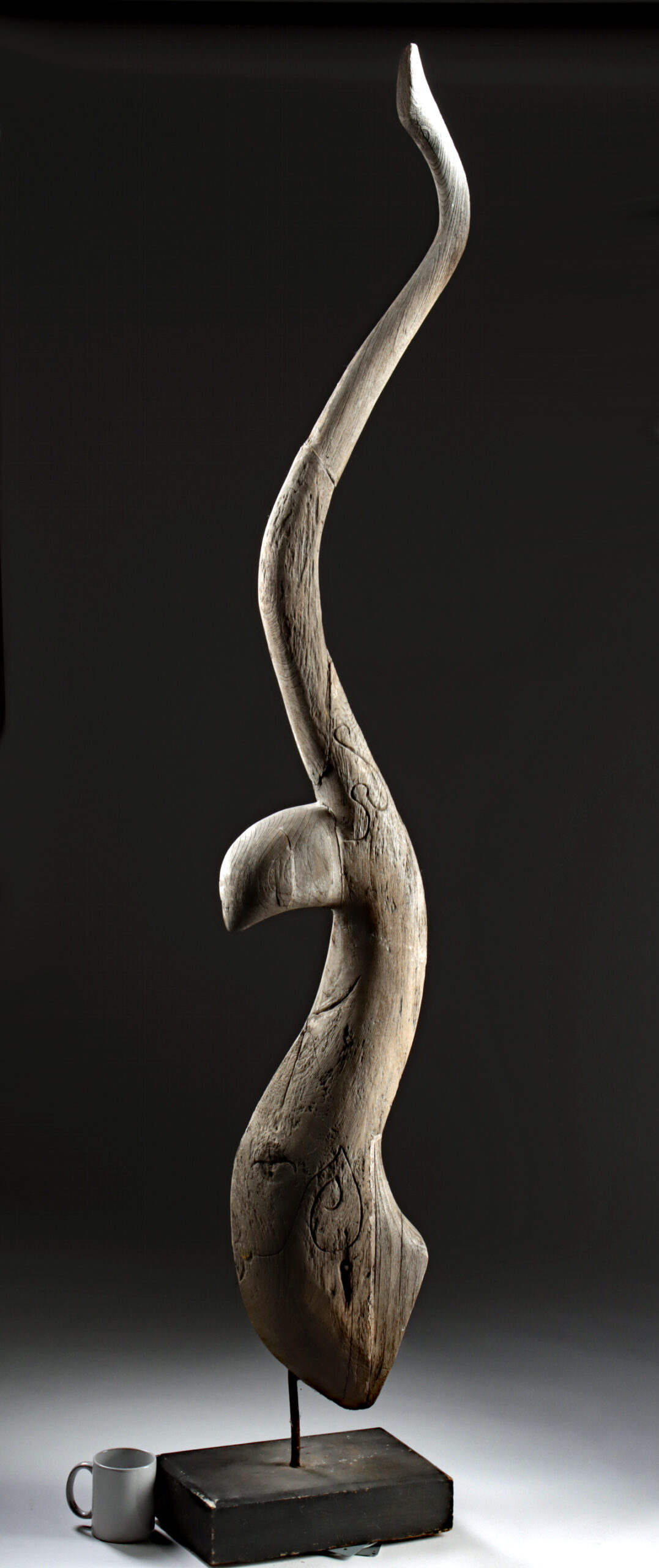 Lot 6a, Auction 3/19/2026: Thai Architectural Wood Chofa, Temple Roof Finial - Image 3