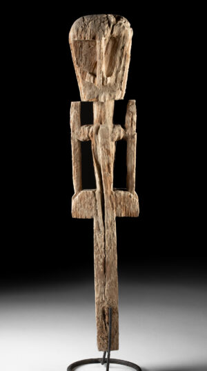 Lot 300, Auction 3/19/2026: Western New Guinea Wood Ancestral Figure Carving