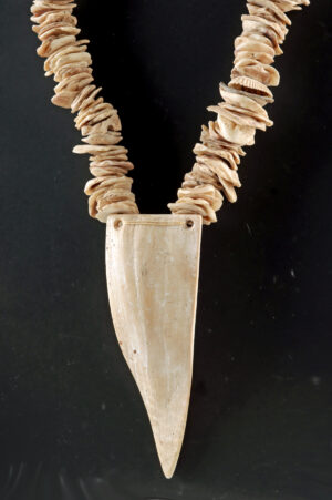 Lot 247, Auction 3/19/2026: Native American Mississippian Period Shell Necklace