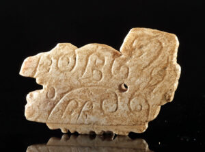 Lot 24, Auction 3/19/2026: Chinese Neolithic Shang Stone Zoomorph Pendant