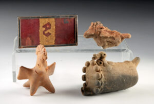 Lot 166a, Auction 3/19/2026: 4 Colima, Maya, Chimu & Costa Rican Pottery & Textile