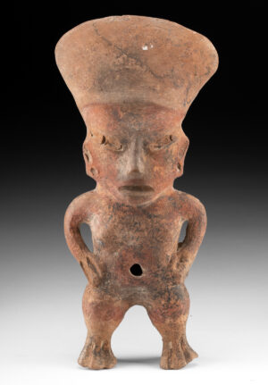 Lot 150, Auction 3/19/2026: Large Tlatilco Pottery Standing Nude Female Figure