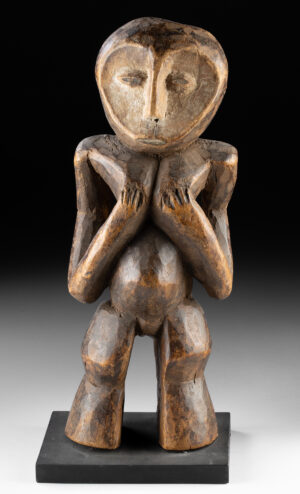 Lot 292, Auction 3/19/2026: Lega Wood Iginga Sculpture - Nude Female
