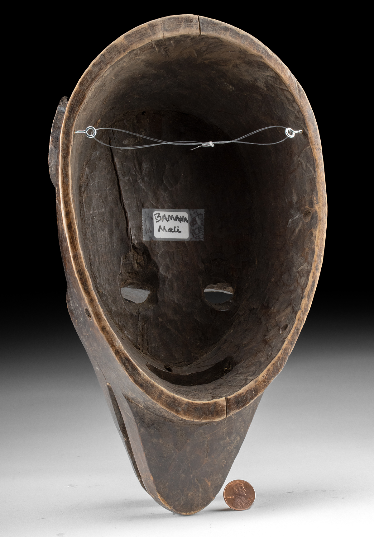 Lot 284, Auction 3/19/2026: Mali Bamana Wood Monkey Initiation Mask - Image 3