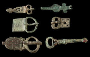 Lot 119a, Auction 3/19/2026: 6 Byzantine and Medieval Belt Buckles