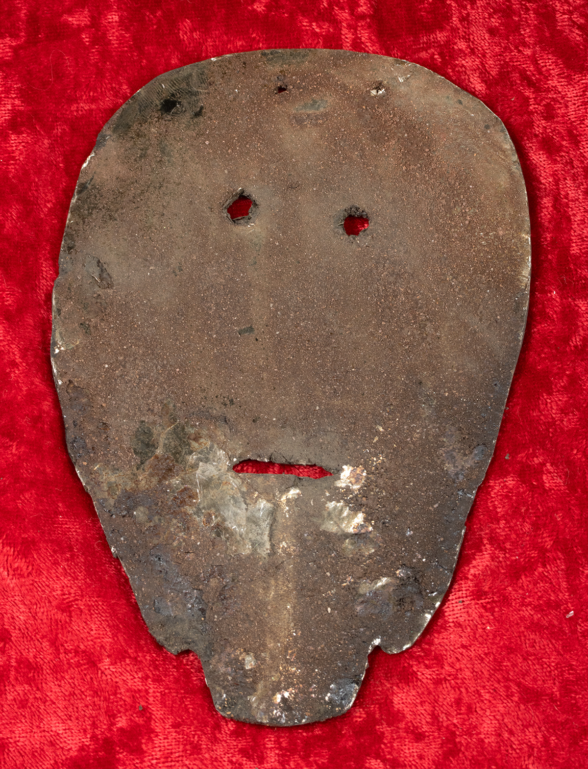 Lot 226, Auction 3/19/2026: Exceptionally Rare Ancient Hopewell Mica Sheet Mask
