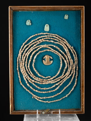 Lot 243, Auction 3/19/2026: Hohokam & Anasazi Shell Beads & Turquoise Pendants