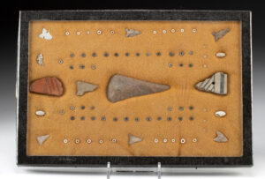 Lot 254, Auction 3/19/2026: Anasazi Nevada Artifacts: Beads, Pottery Shards, Points