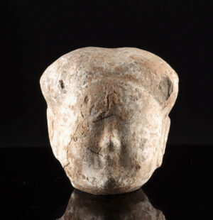 Lot 27, Auction 3/19/2026: Chinese Han Dynasty Pottery Head from Funerary Figure