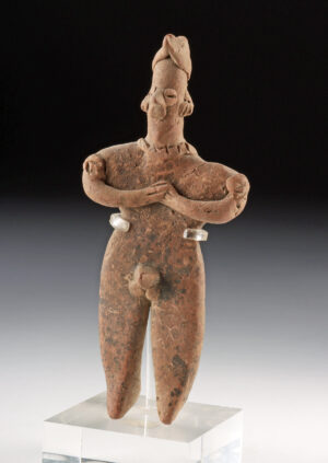 Lot 171a, Auction 3/19/2026: Colima Shaft Tomb Pottery Figure of Nude Male
