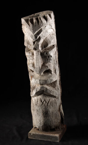 Lot 304a, Auction 3/19/2026: Hawaiian Carved Wood Tiki Statue