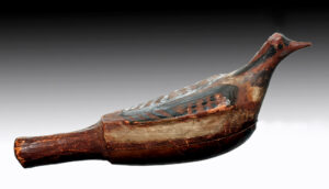 Nootka Decorated Shaman's Bird Rattle, ex- Christie's
