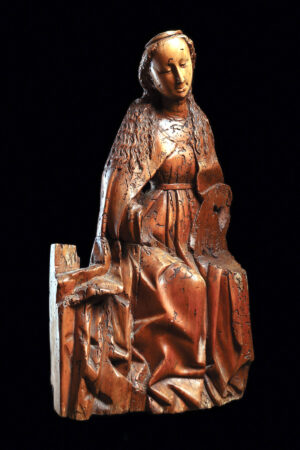 Southern Netherlandish Carved Wood Madonna