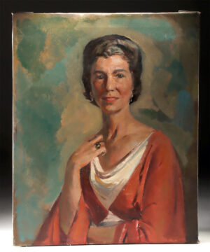 Lot 310, Auction 4/20/2026: William Draper Painting - Portrait of a Woman