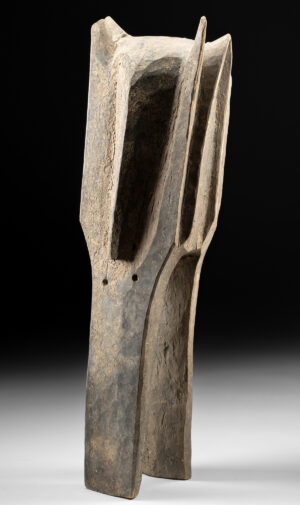 Lot 76, Auction 4/12/2026: Mali Bambara Wood Komo Mask - Ritual Animal Form