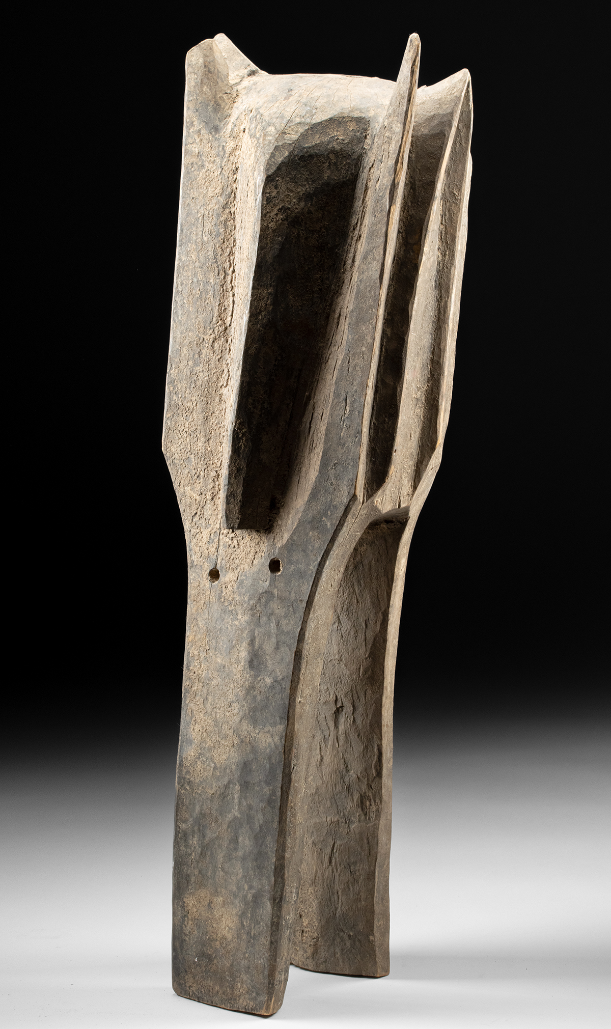 Lot 76, Auction 4/12/2026: Mali Bambara Wood Komo Mask - Ritual Animal Form