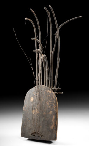 Lot 74d, Auction 4/12/2026: Congolese Wood Multi Neck String Pluriarc Instrument
