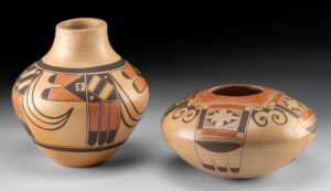 Lot 47, Auction 4/12/2026: Hopi Sikyatki Revival Vessels by Nampeyo Family