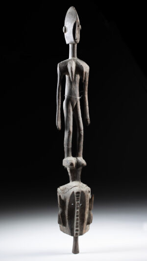 Lot 74a, Auction 4/12/2026: African Mossi Wood Karan-Wemba Funerary Mask, ex Museum