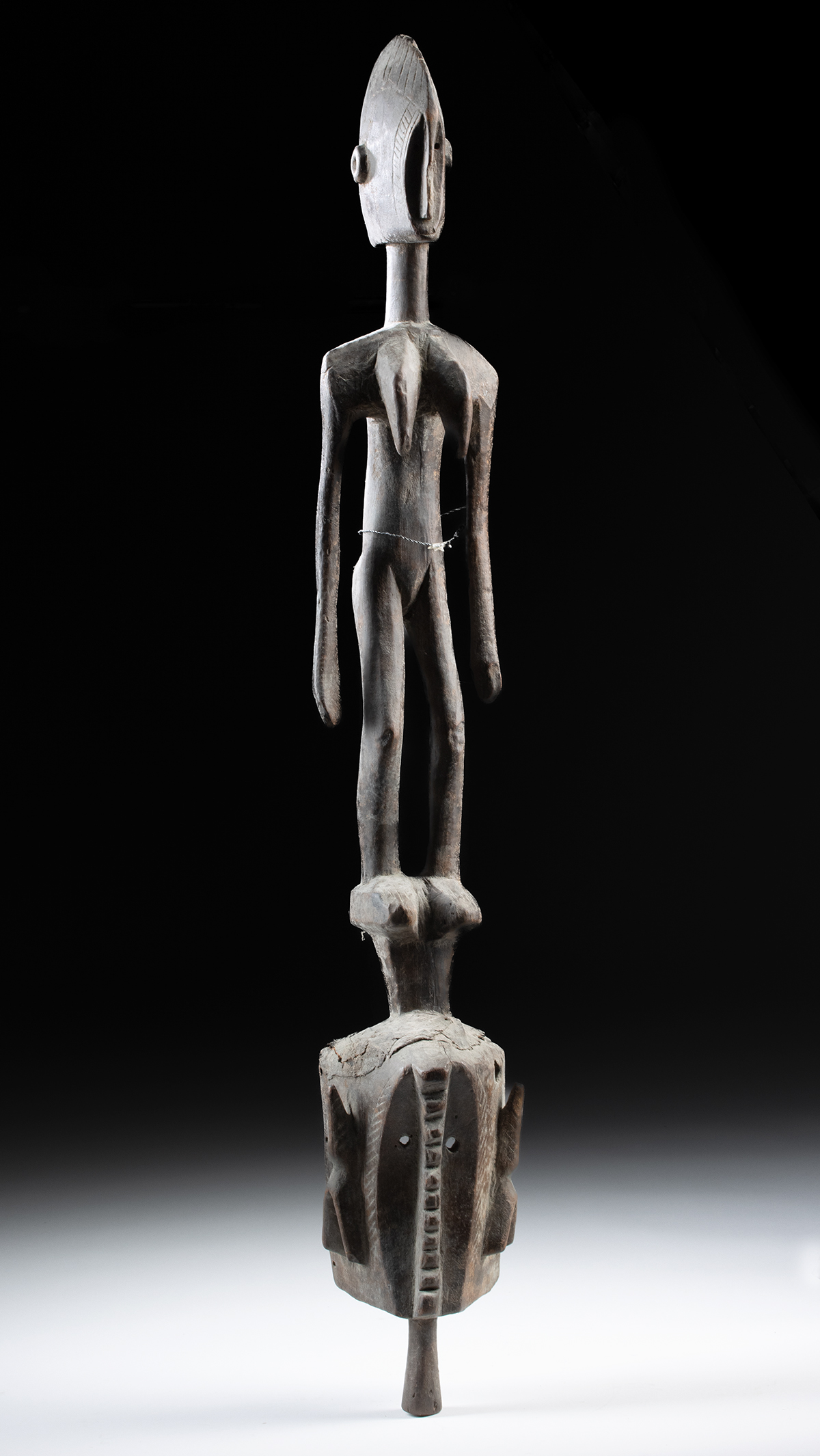 Lot 74a, Auction 4/12/2026: African Mossi Wood Karan-Wemba Funerary Mask, ex Museum