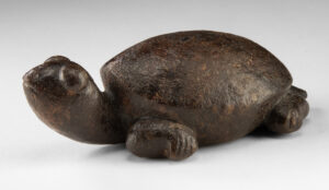 Lot 105a, Auction 4/12/2026: Chinese Archaistic Stone Turtle Carving