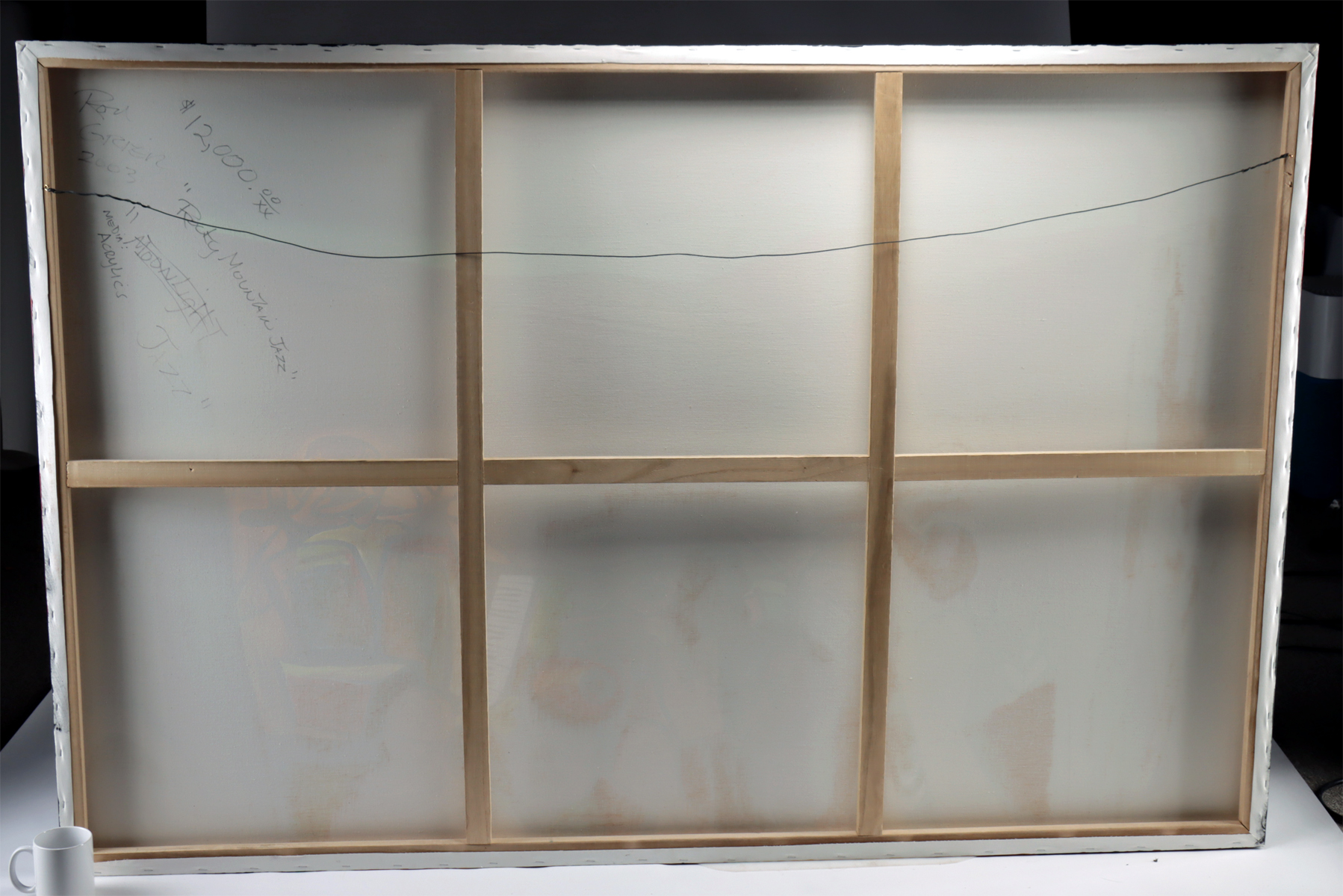 Lot 261, Auction 4/3/2026: Rod Grier Painting - "Rocky Mountain Jazz" (2003) - Image 3