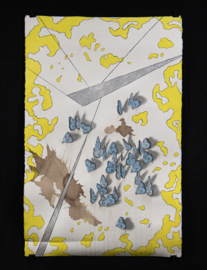 Lot 167, Auction 4/12/2026: Alena Vavilina Mixed Media - "No Boundaries 4" (2023)