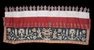 Lot 195, Auction 4/3/2026: Malaysian Embroidered Tirai Textile Festive Wall Decor