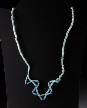 Lot 144, Auction 4/20/2026: Egyptian Late Dynastic Faience Bead Necklace