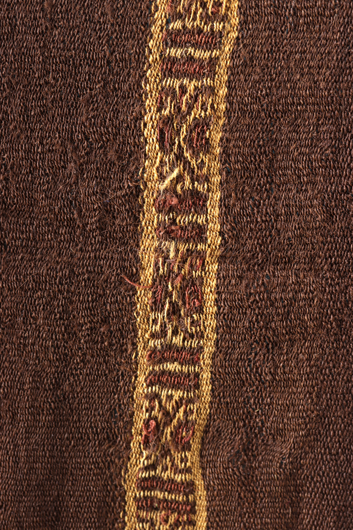 Lot 119a, Auction 4/12/2026: Pre-Columbian Camelid Wool Poncho, Patterned Registers - Image 3