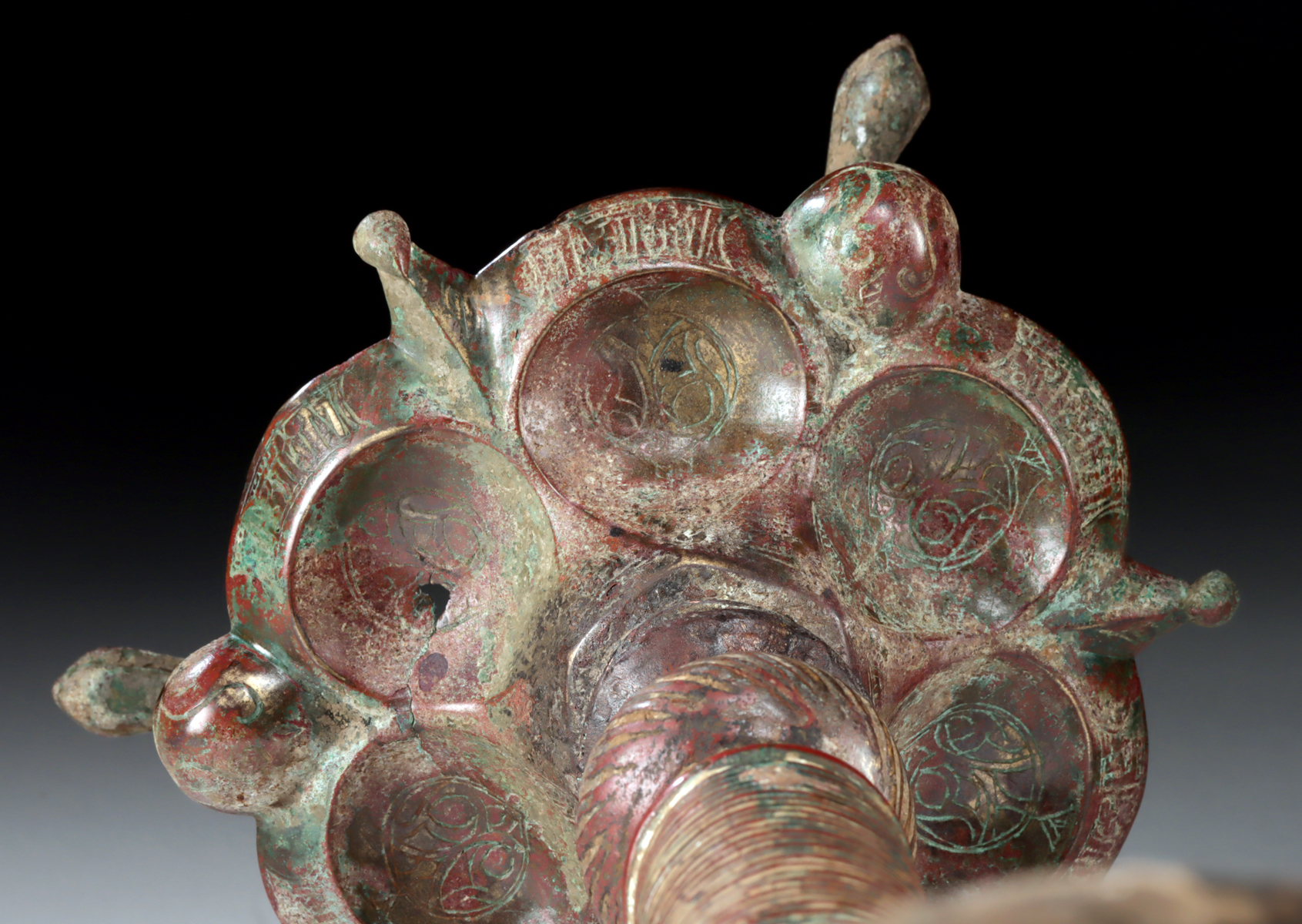 Lot 90, Auction 4/12/2026: Persian Siljuk Bronze Lamp Stand, Khorasan Region - Image 4