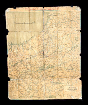 Lot 95b, Auction 4/12/2026: 19th C. Ottoman Cartographic Map of the Levant