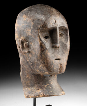 Lot 102a, Auction 4/20/2026: Borneo Dayak Wood Anthropomorphic Ritual Mask