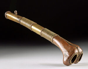 Lot 169a, Auction 4/20/2026: Tibet Ritual Kangling - Human Femur in Brass & Copper