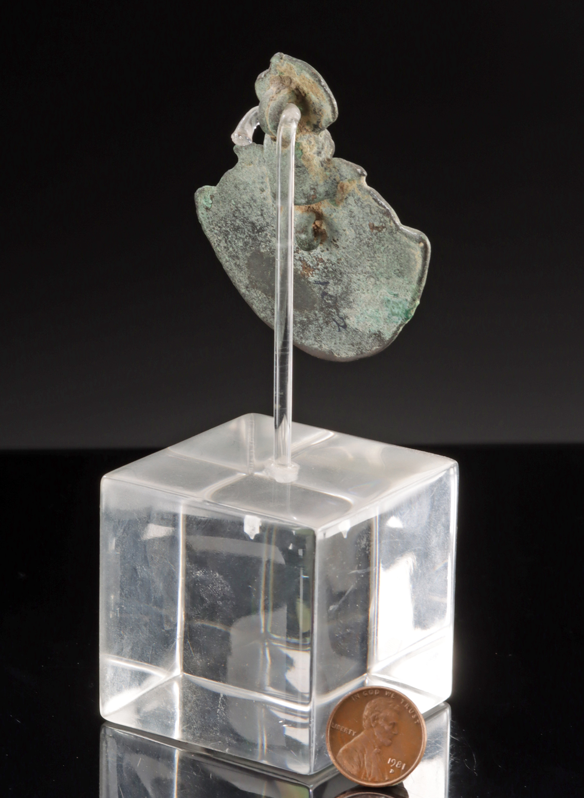 Lot 127a, Auction 4/3/2026: Egyptian Late Dynastic Bronze Aegis Amulet of Bastet - Image 3