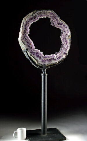 Lot 6, Auction 4/12/2026: Huge Amethyst Geode on Stand, Natural Crystal Display