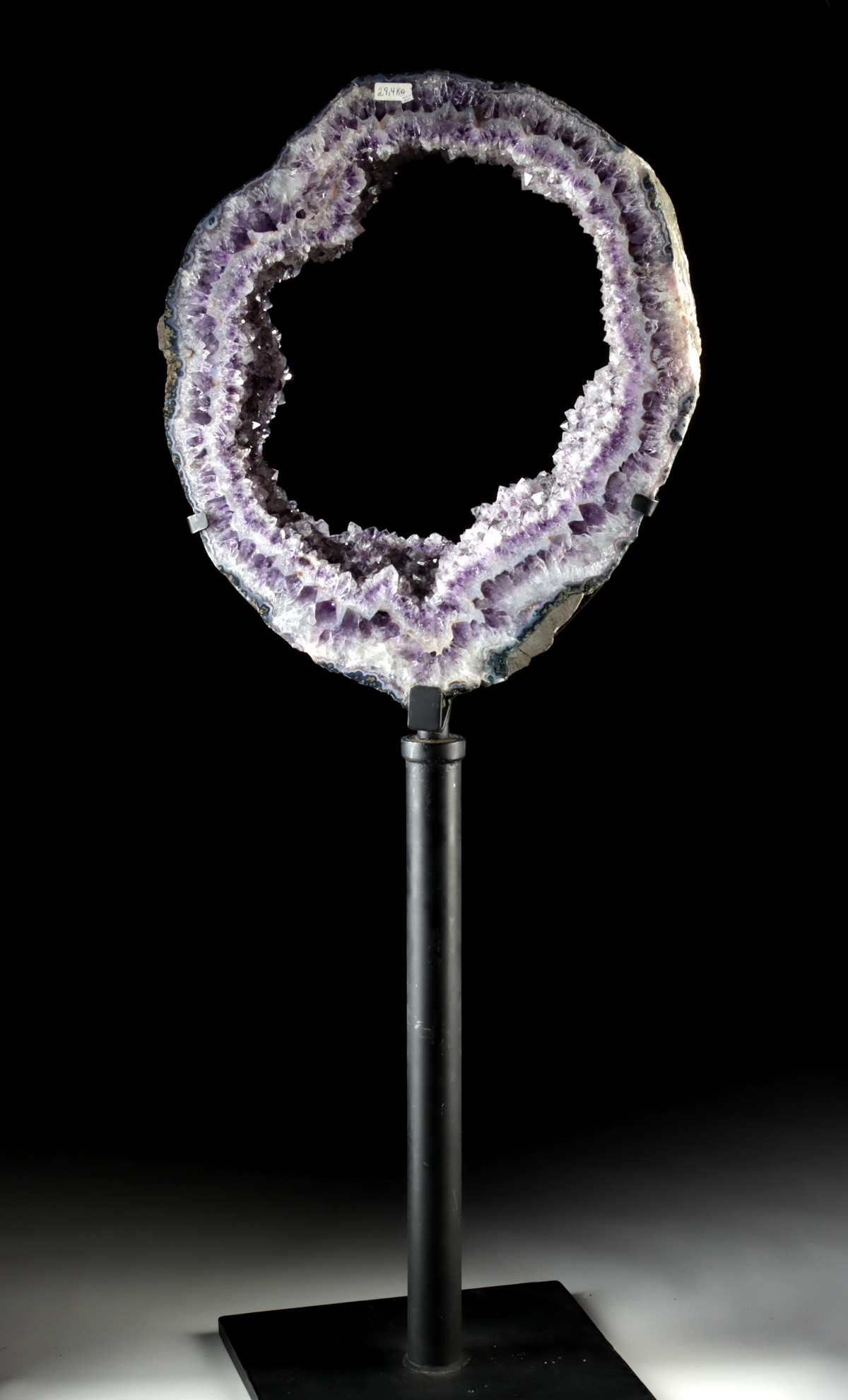 Lot 6, Auction 4/12/2026: Huge Amethyst Geode on Stand, Natural Crystal Display - Image 3