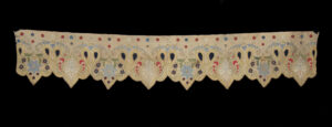 Lot 318, Auction 4/20/2026: Embroidered & Applique Cotton & Wool Textile, Folk Art