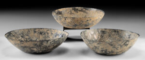 Lot 93, Auction 4/12/2026: Three Persian Ghaznavid Bronze Bowls